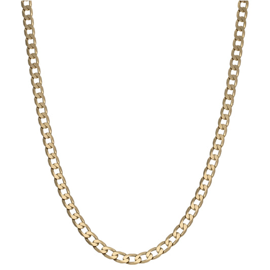 9ct Gold Curb Chain 20"
