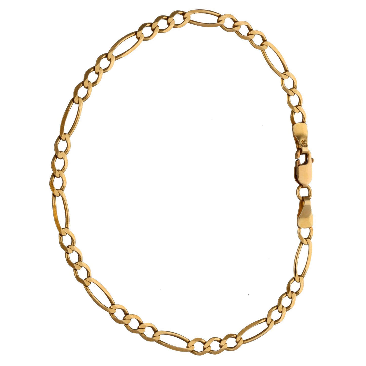 9ct Gold Figaro Bracelet