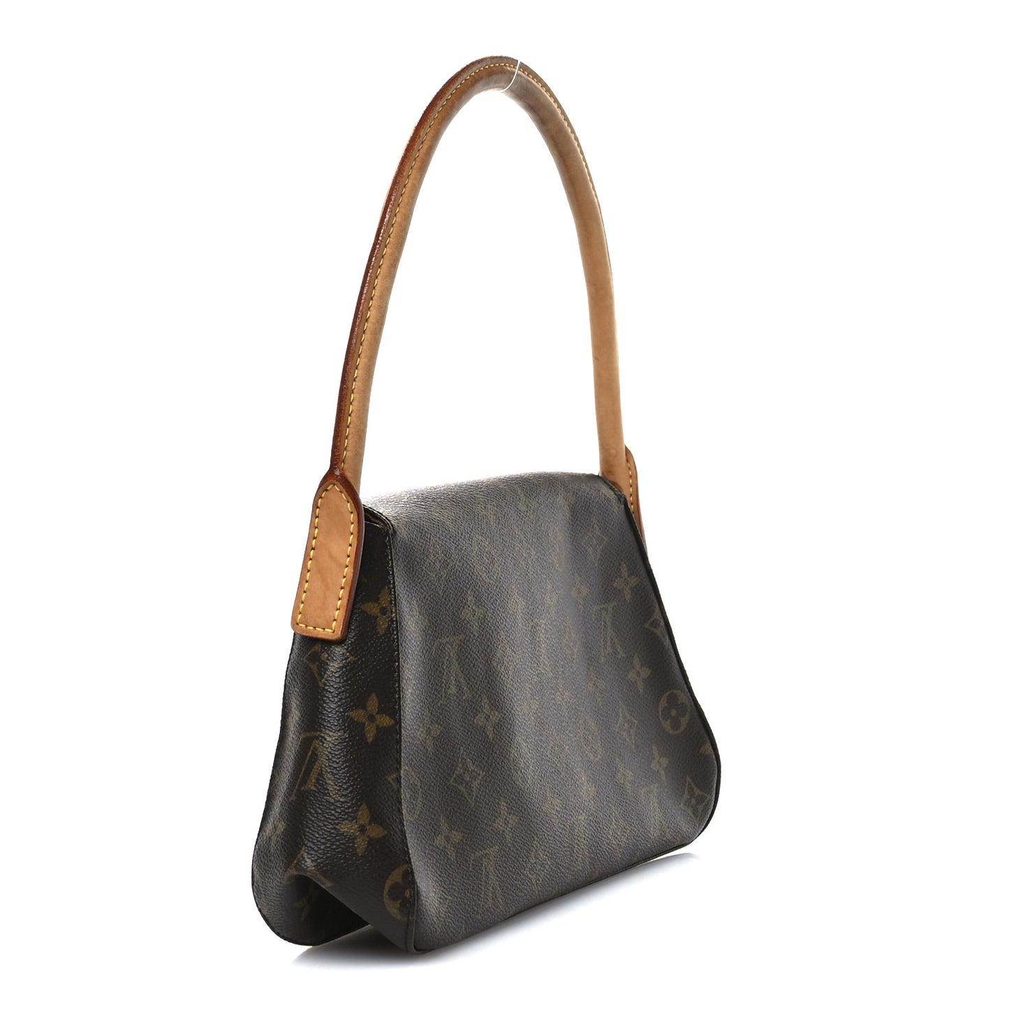 Louis Vuitton Mini Looping Monogram Coated Canvas Bag - Brown