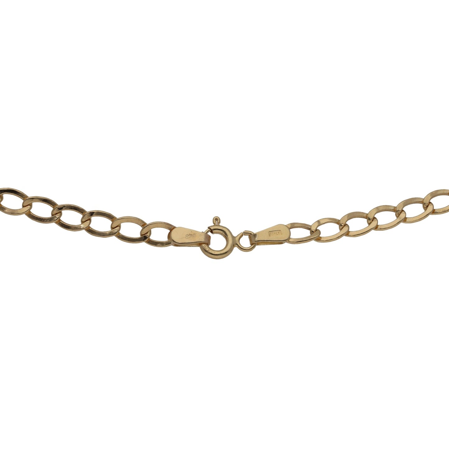 9ct Gold Curb Chain 22"