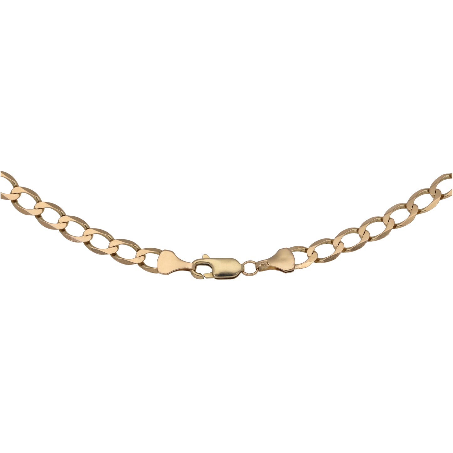 9ct Gold Curb Chain 24"