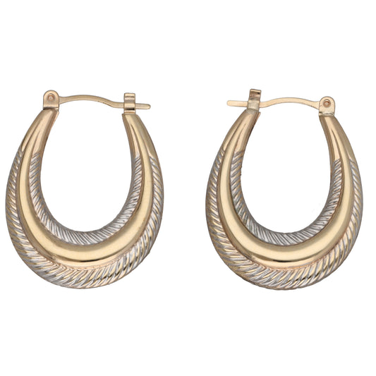 9ct Gold Hoop Earrings