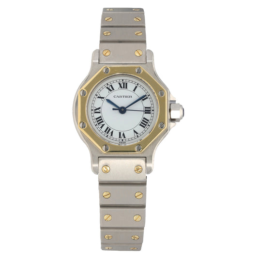 Cartier Santos 22mm Bi-Colour Watch