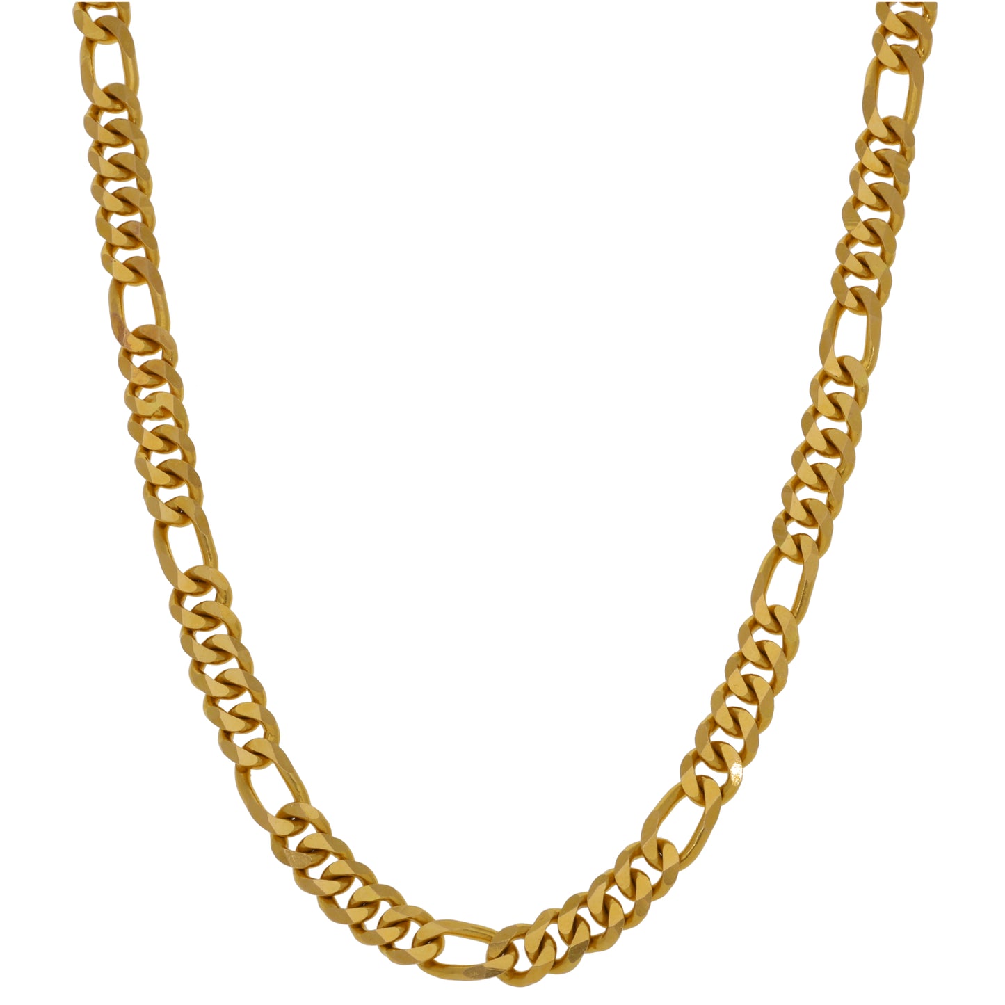 22ct Gold Figaro Chain 22"