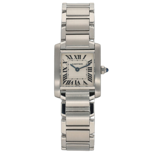 Cartier Tank Francaise W51008Q3 20mm Stainless Steel Watch