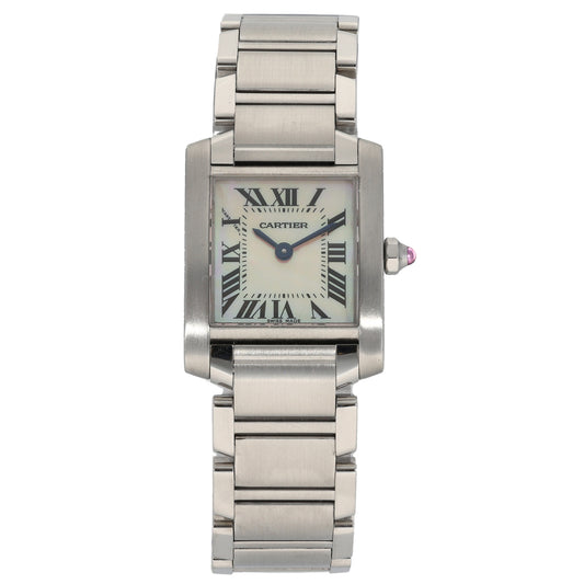 Cartier Tank Francaise 2384 20mm Stainless Steel Watch