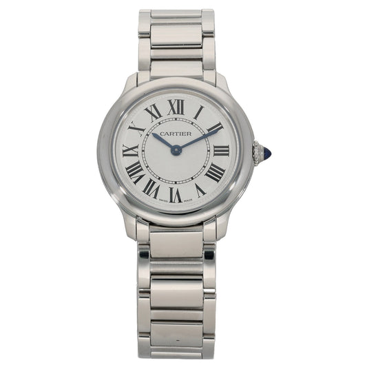 Cartier Ronde Must WSRN0033 29mm Stainless Steel Watch