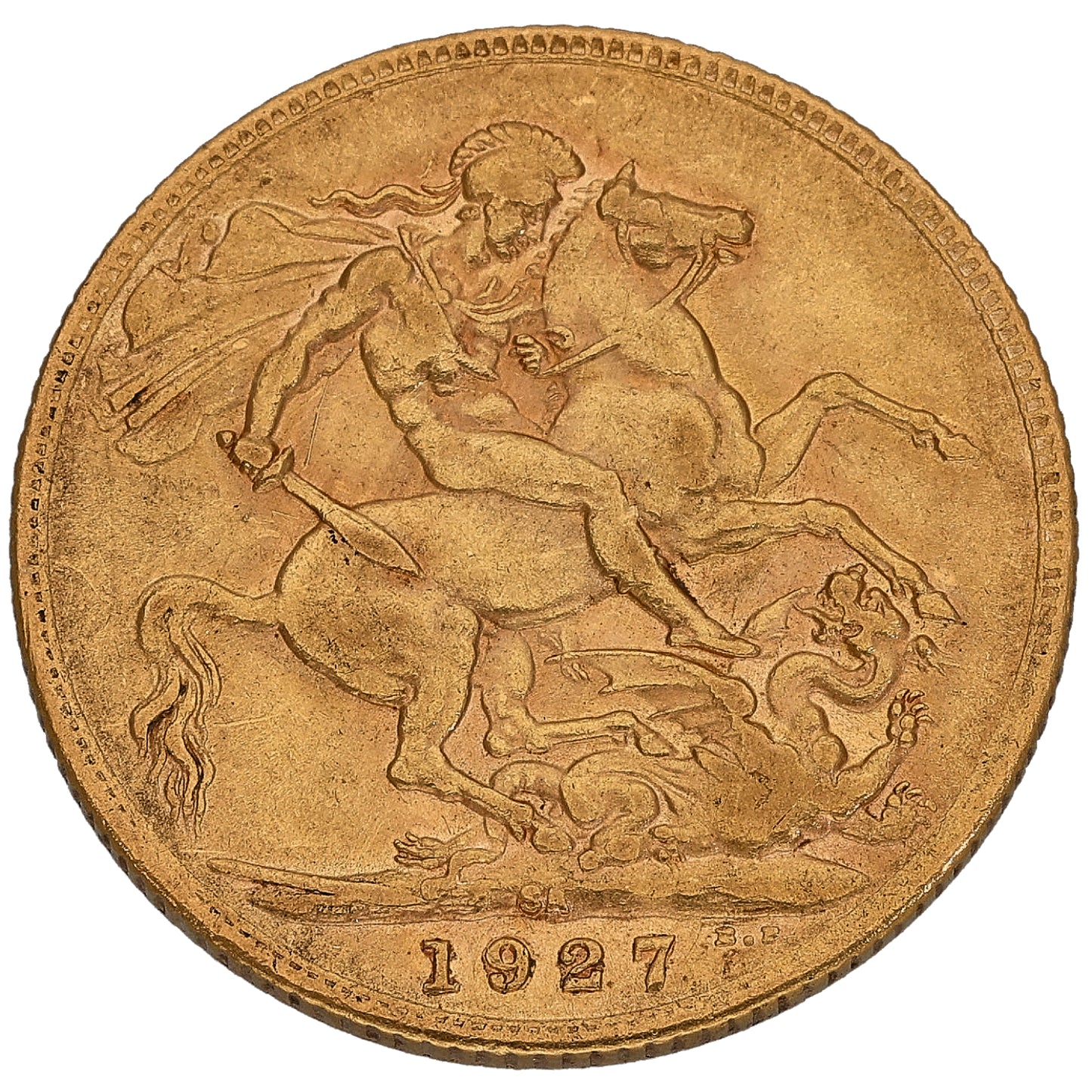 22ct Gold King George V Full Sovereign Coin 1927
