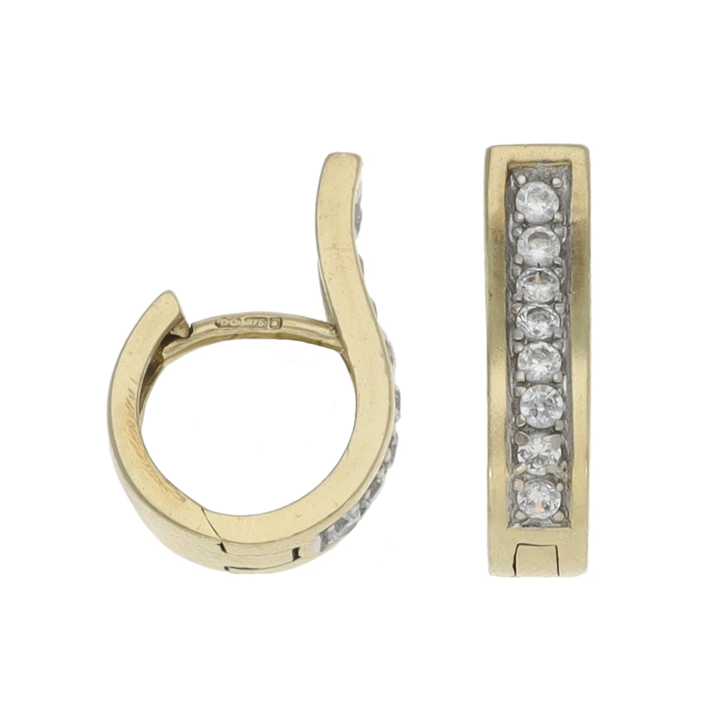 9ct Gold Cubic Zirconia Dress/Cocktail Earrings