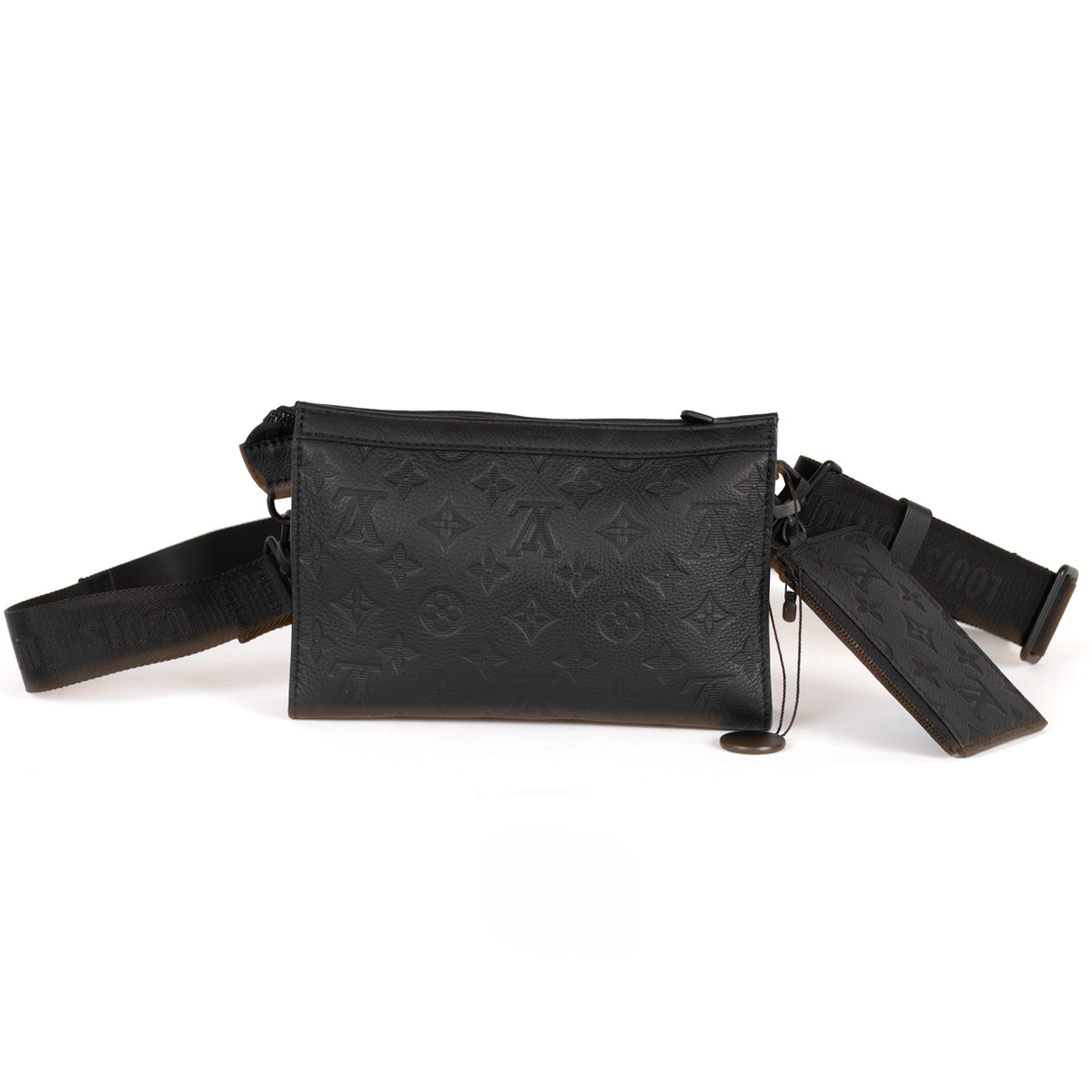 Louis Vuitton Gaston Wearable Wallet Emprinte Crossbody Bag - Black