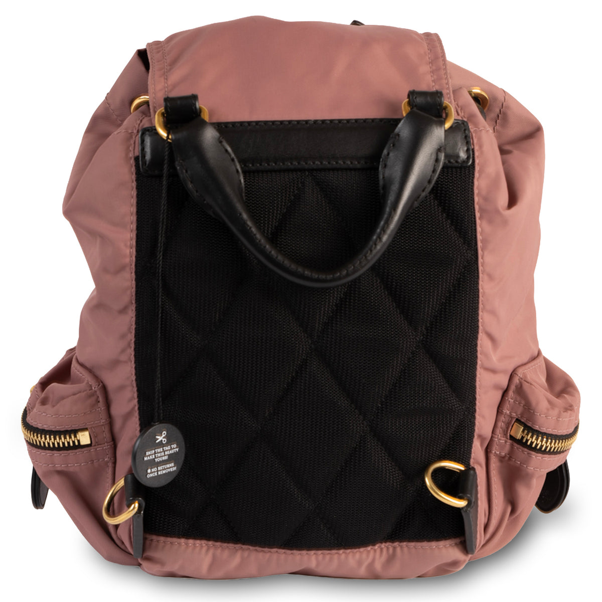 Burberry Mini Backpack Nylon Bag - Pink