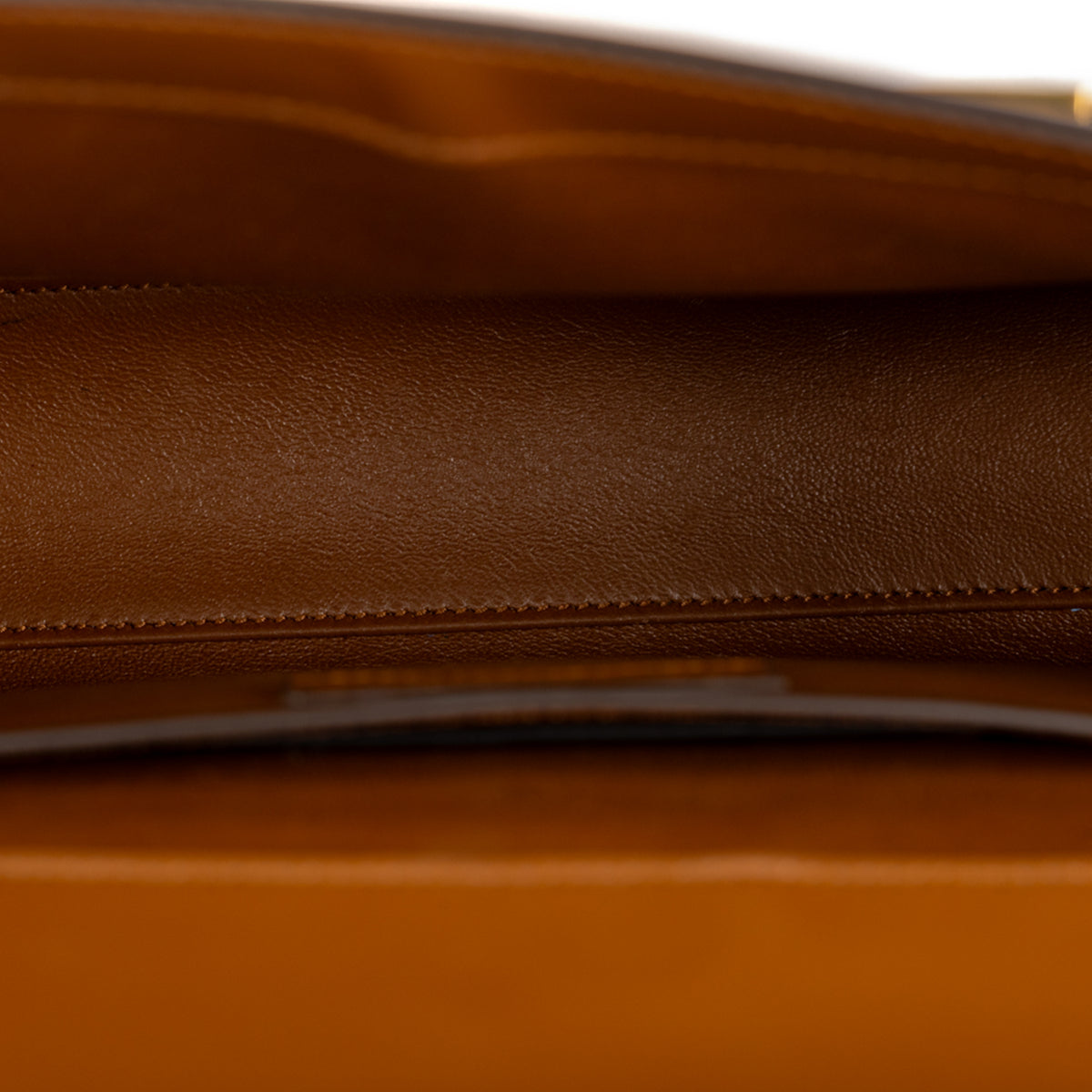 Yves Saint Laurent Manhatten Plain Leather Crossbody Bag - Brown