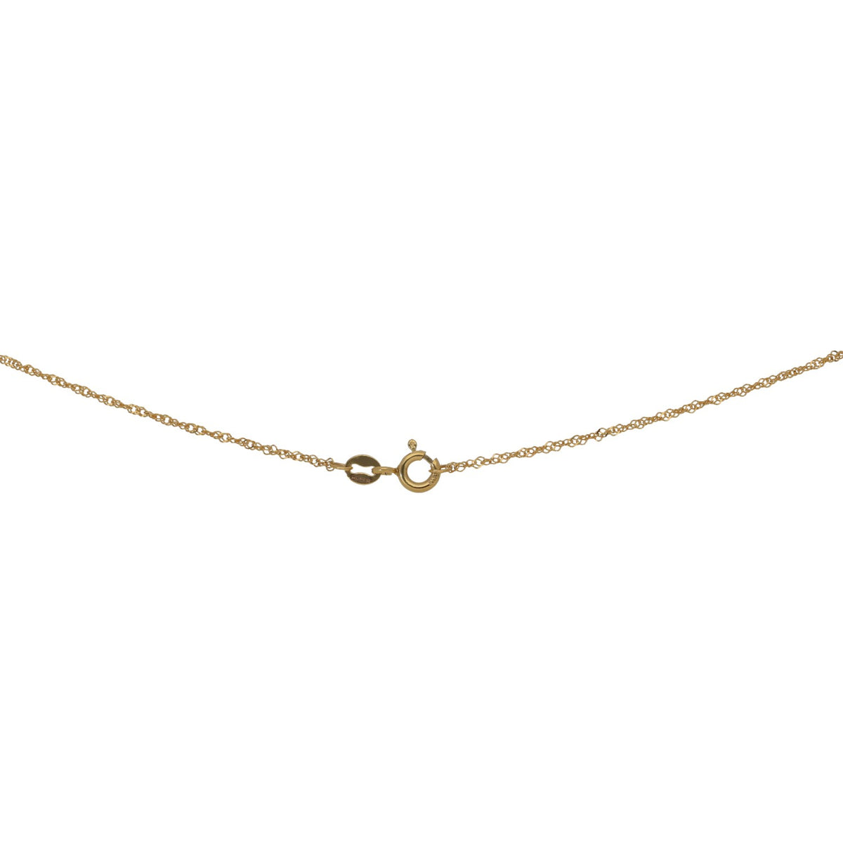 New 22ct Gold Ripple Chain 18"