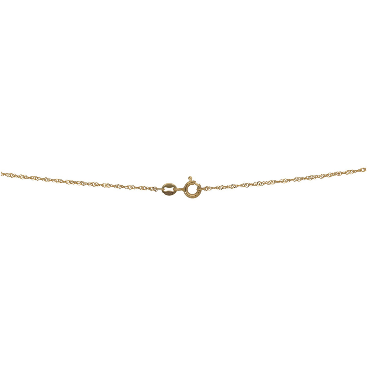 New 22ct Gold Ripple Chain 18"