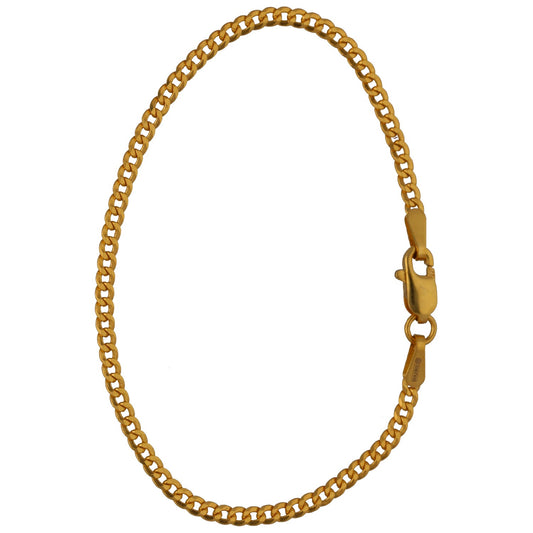 New 22ct Yellow Gold Kid's Curb Bracelet