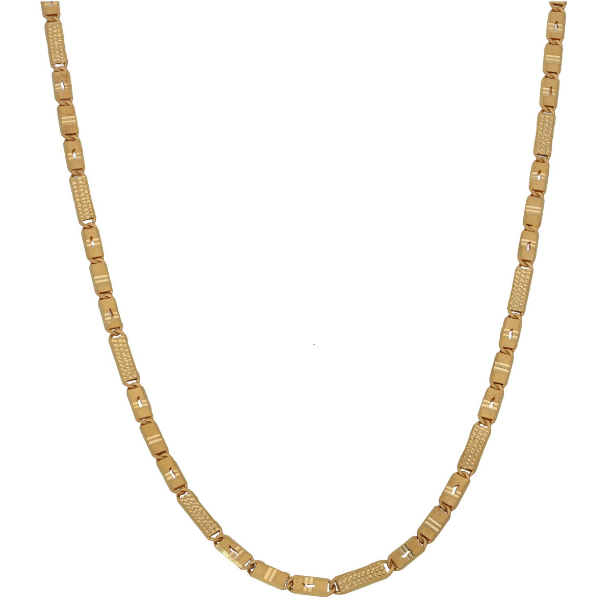 New 22ct Gold Anchor Chain 22"