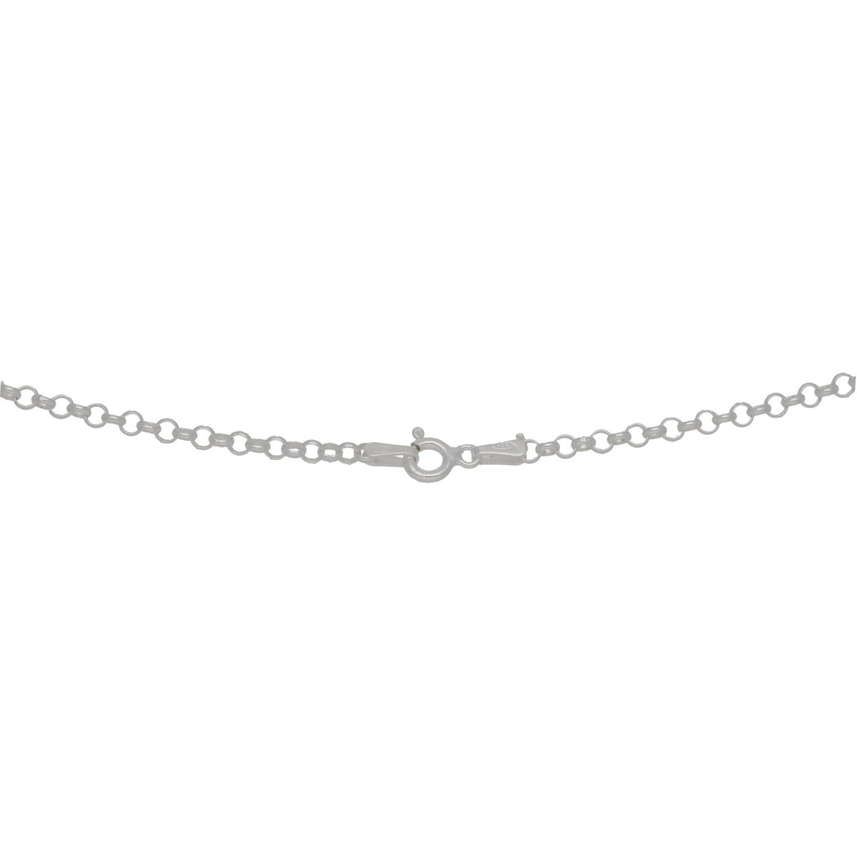 New Sterling Silver 3mm Round Belcher Chain 22"