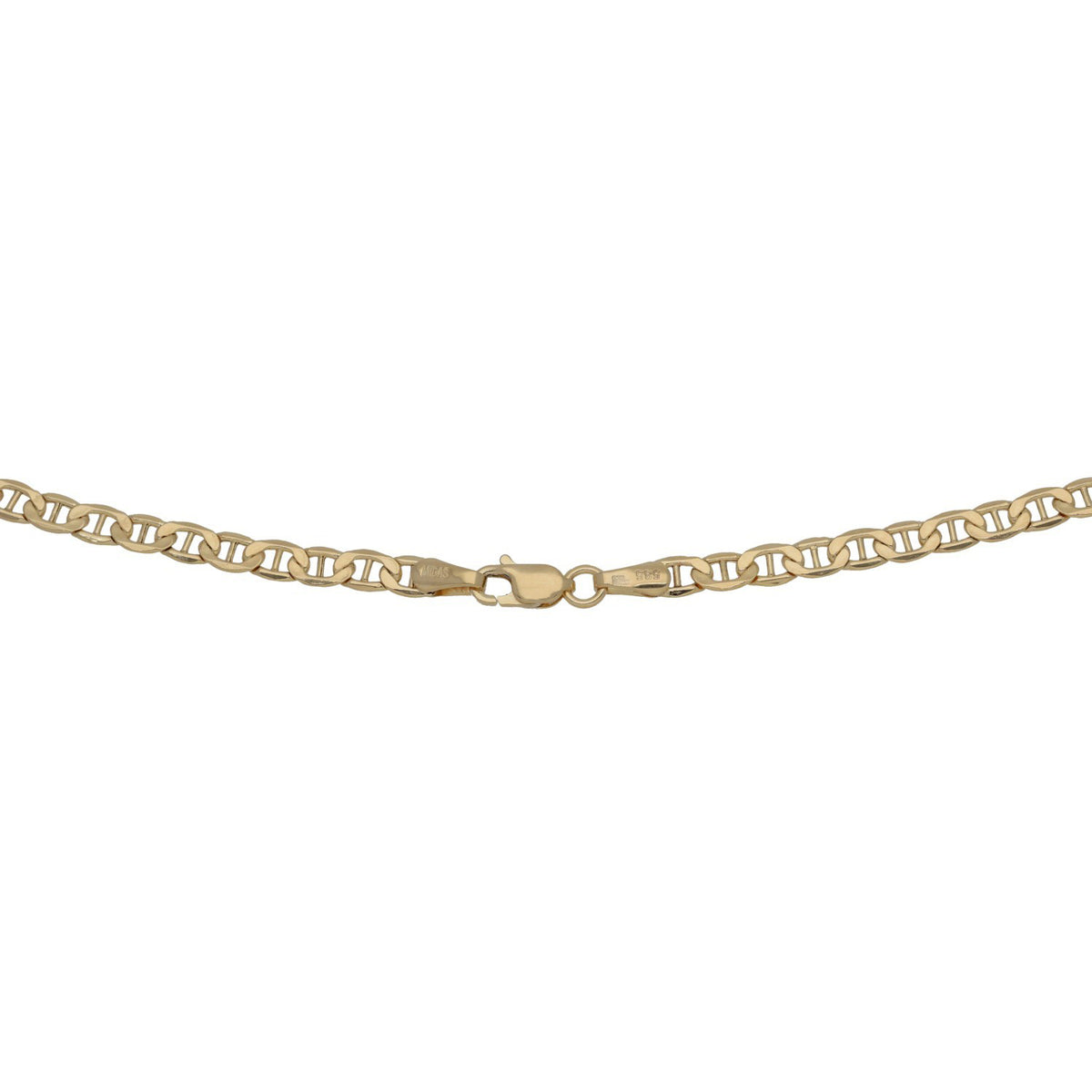 New 14ct Gold 3mm Anchor Chain 24"