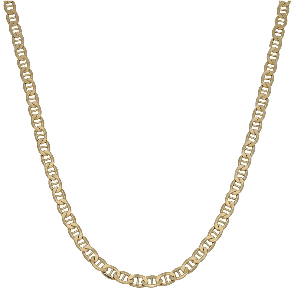 New 14ct Gold 3mm Anchor Chain 24"