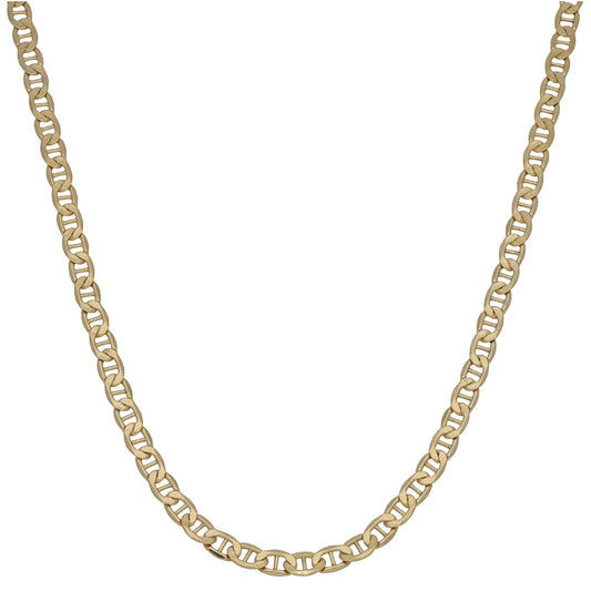 New 14ct Gold 3mm Anchor Chain 24"