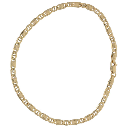 New 14ct Gold Anchor Chain Bracelet