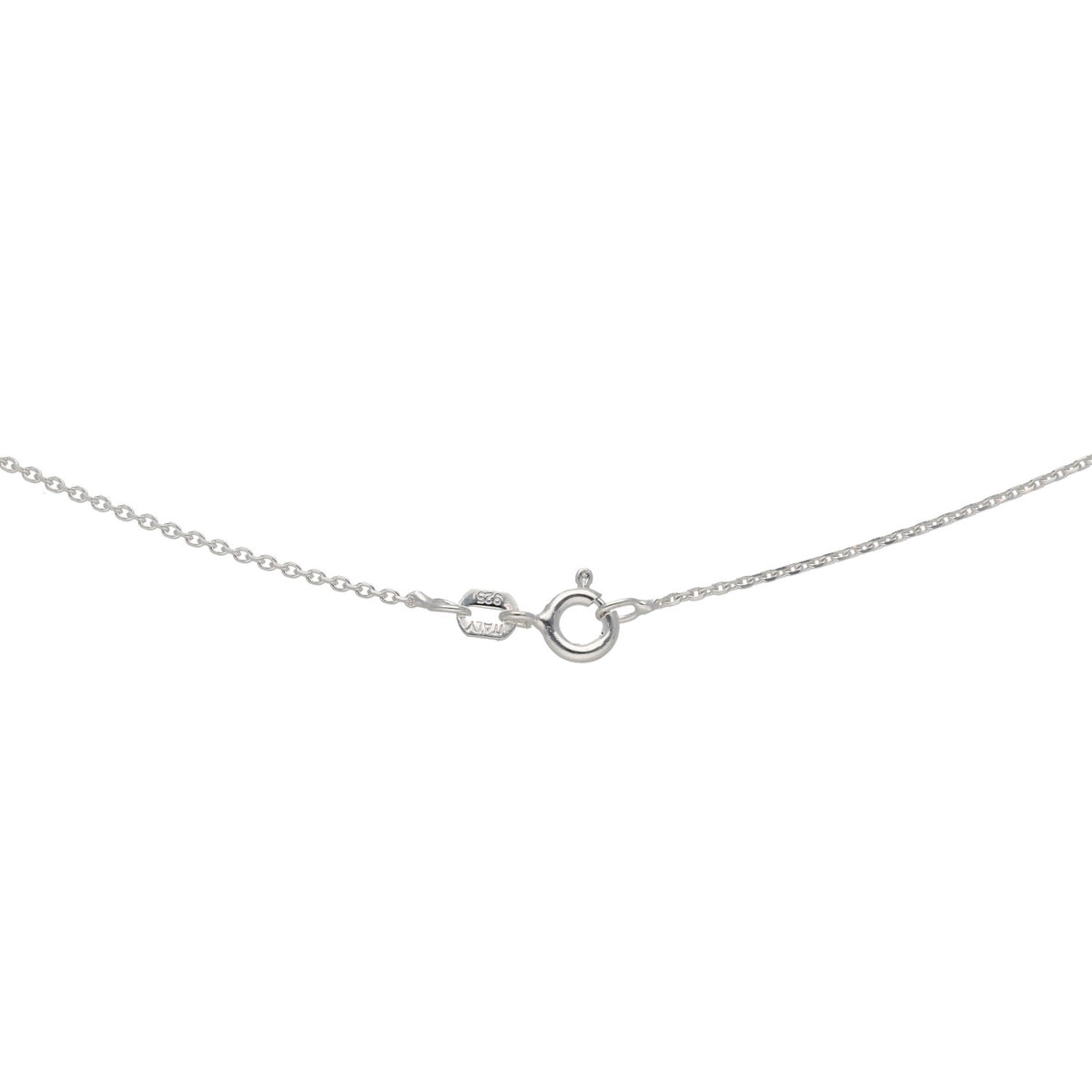 New Sterling Silver Kids Dog Tag Pendant With Chain 16"