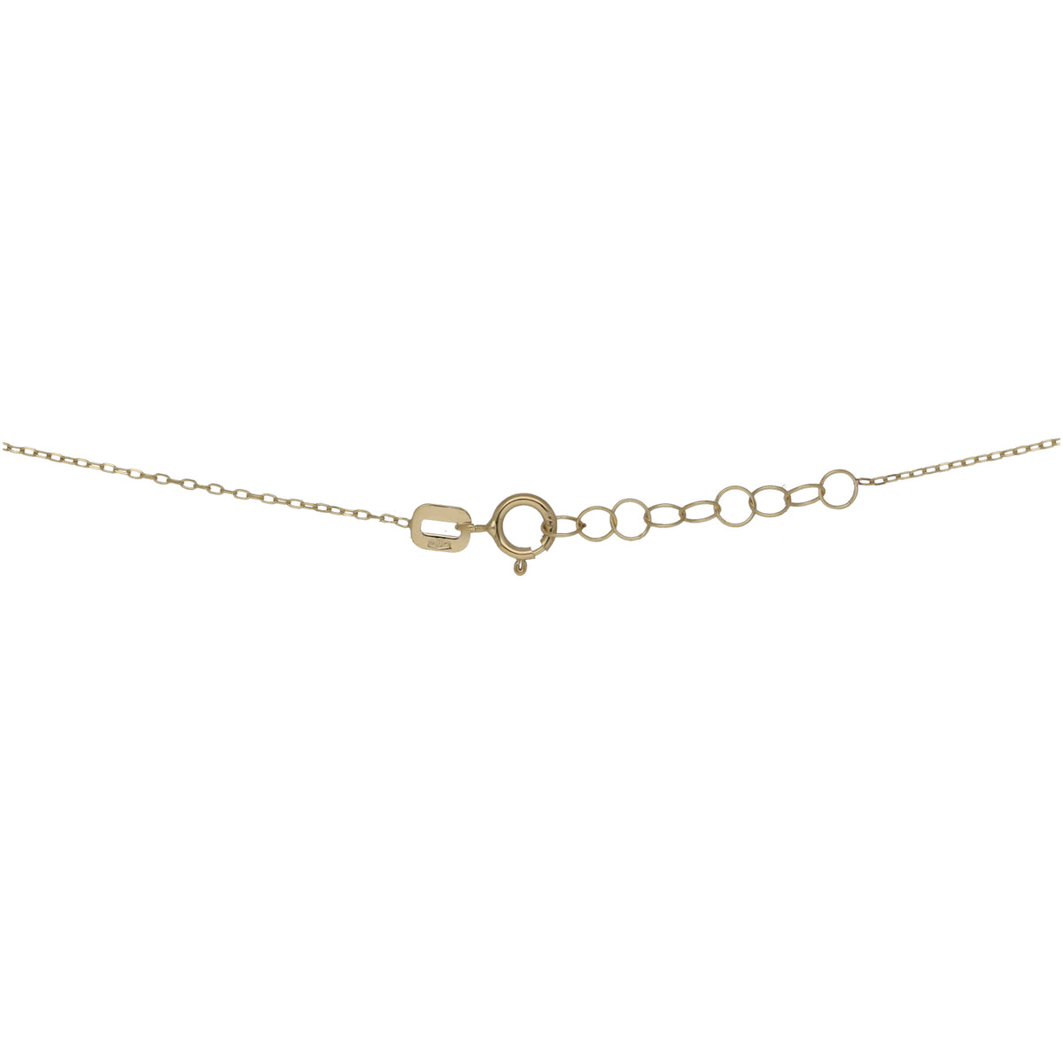 New 9ct Gold Star Trio Necklace 18"