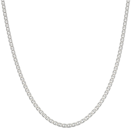 New Sterling Silver 2.7mm Rambo Chain 18"