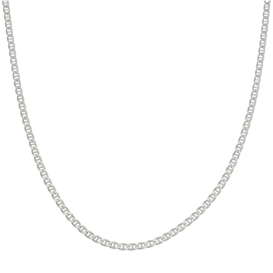 New Sterling Silver 2.7mm Rambo Chain 18"