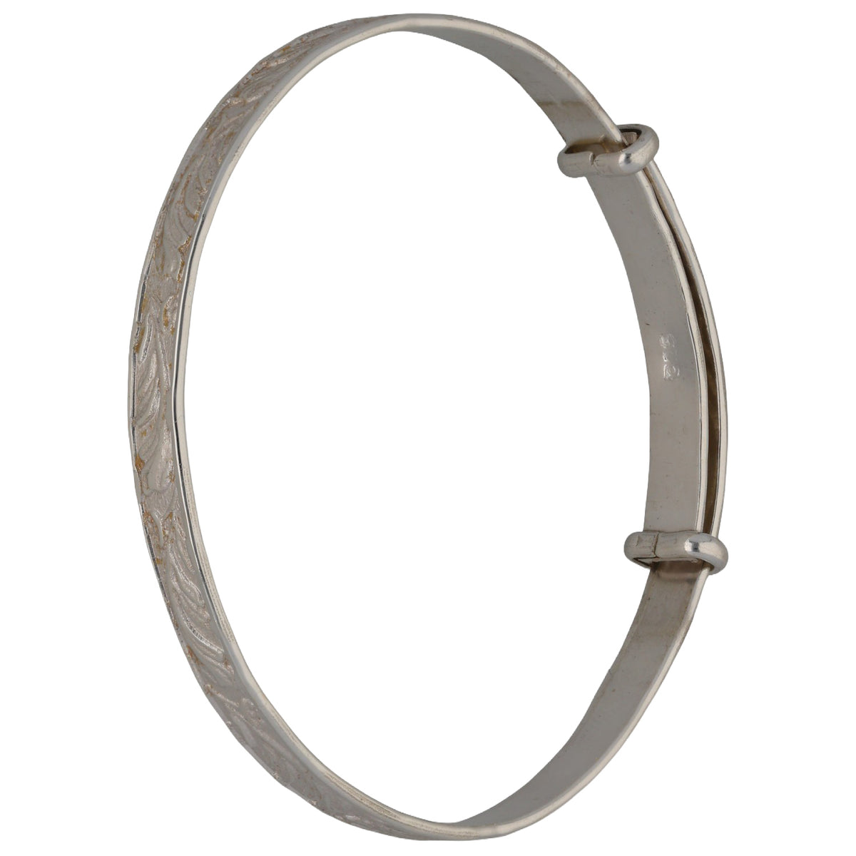 New Sterling Silver Kids Expanding Bangle
