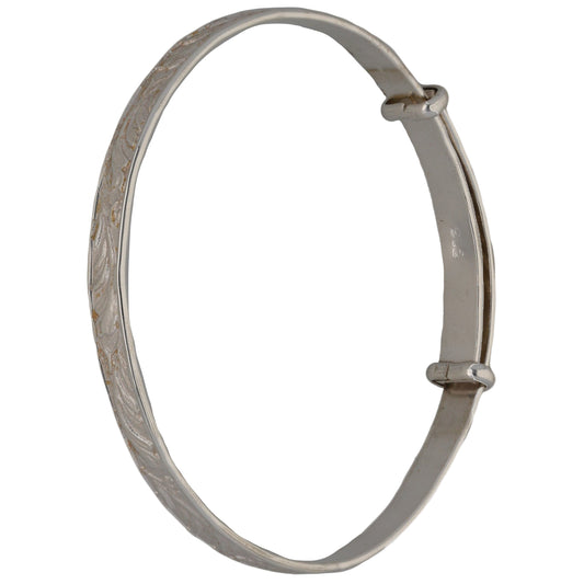 New Sterling Silver Kids Expanding Bangle