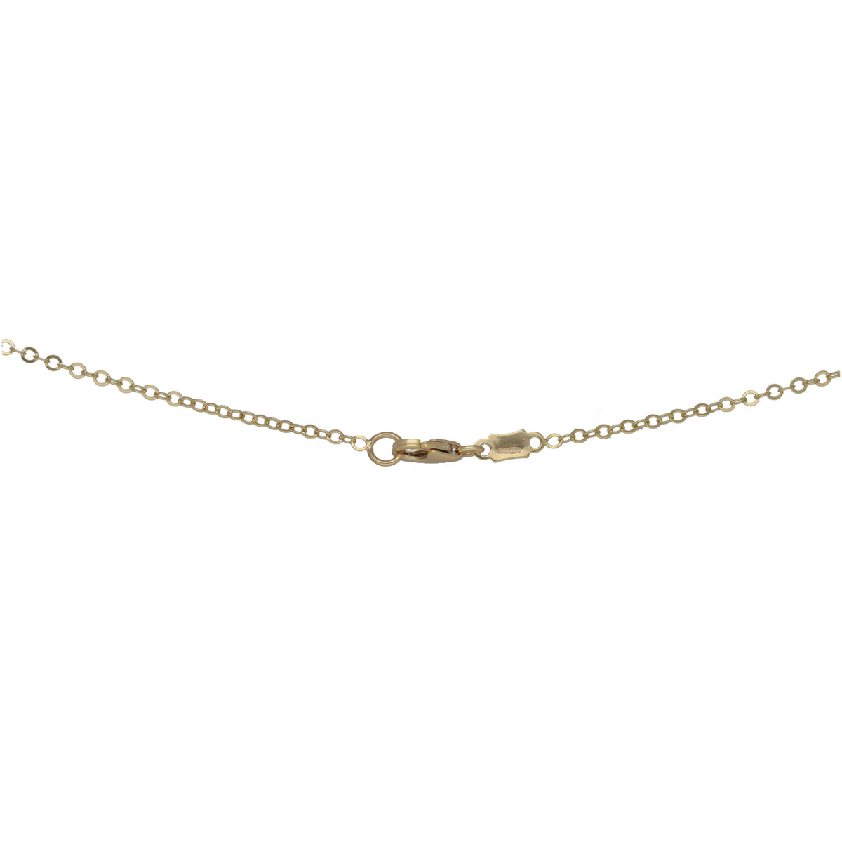 New 9ct Gold 5 Station Rambo On Belcher Chain 18"
