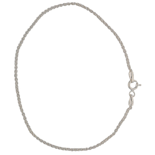 New Sterling Silver 1.5mm Spiga Bracelet