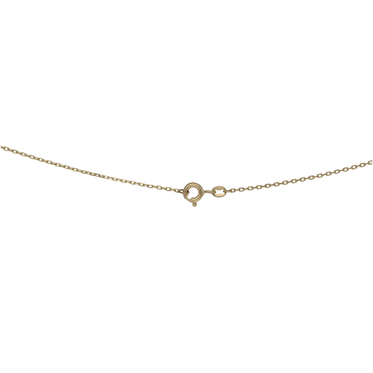 New 9ct Gold Heart Necklace 18"
