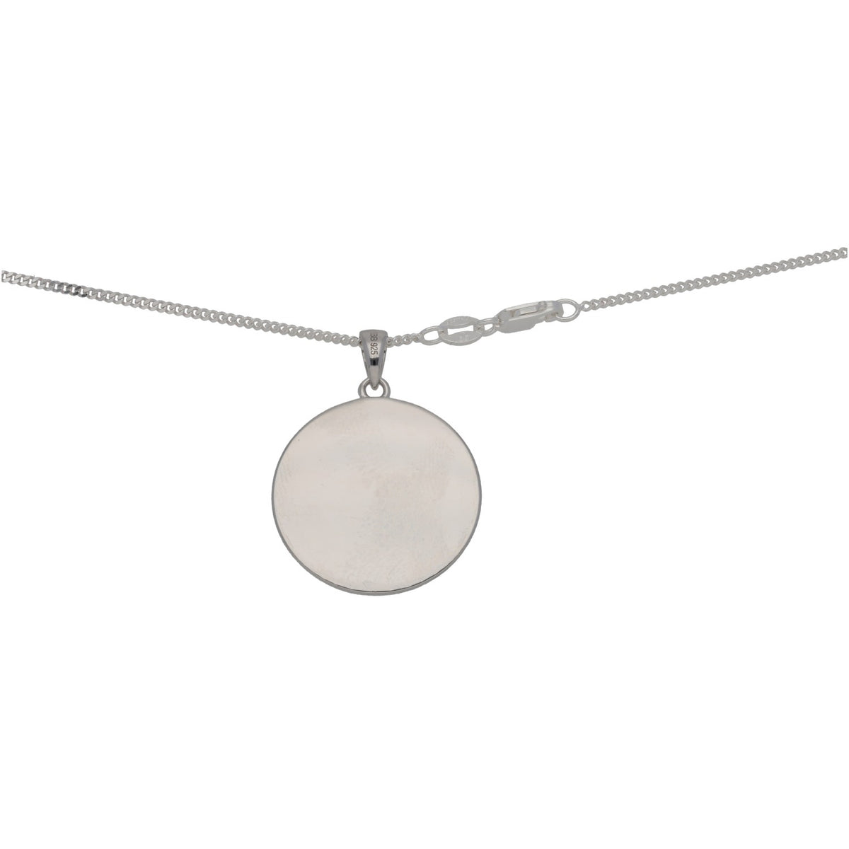 New Sterling Silver Compass Pendant With Chain 20"