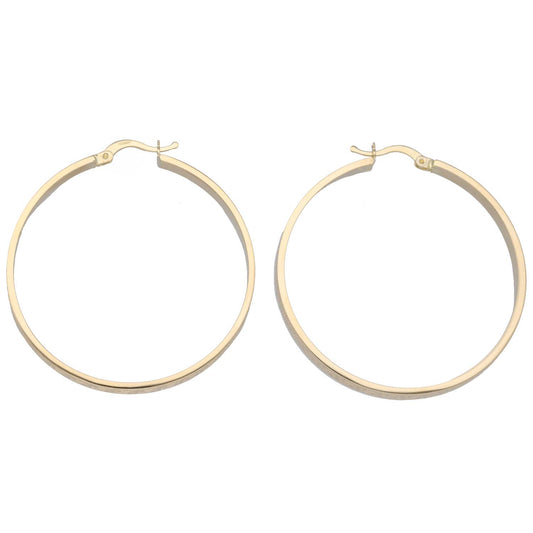 New 14ct Gold Hoop Earrings
