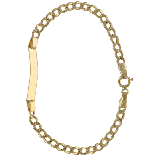 New 14ct Gold Classic ID Bracelet