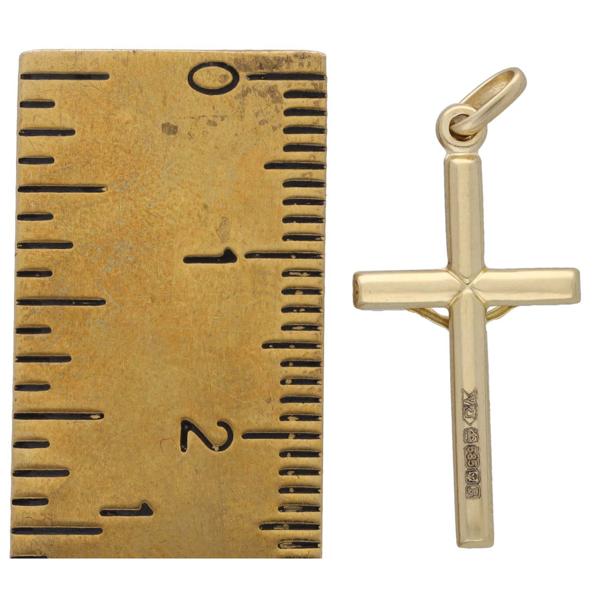 New 14ct Gold Crucifix Pendant