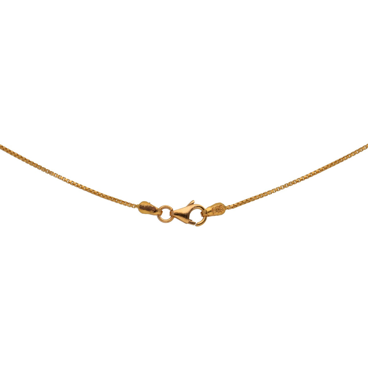 New 22ct Gold Tri-Layer Bead Adorned Necklace 18"