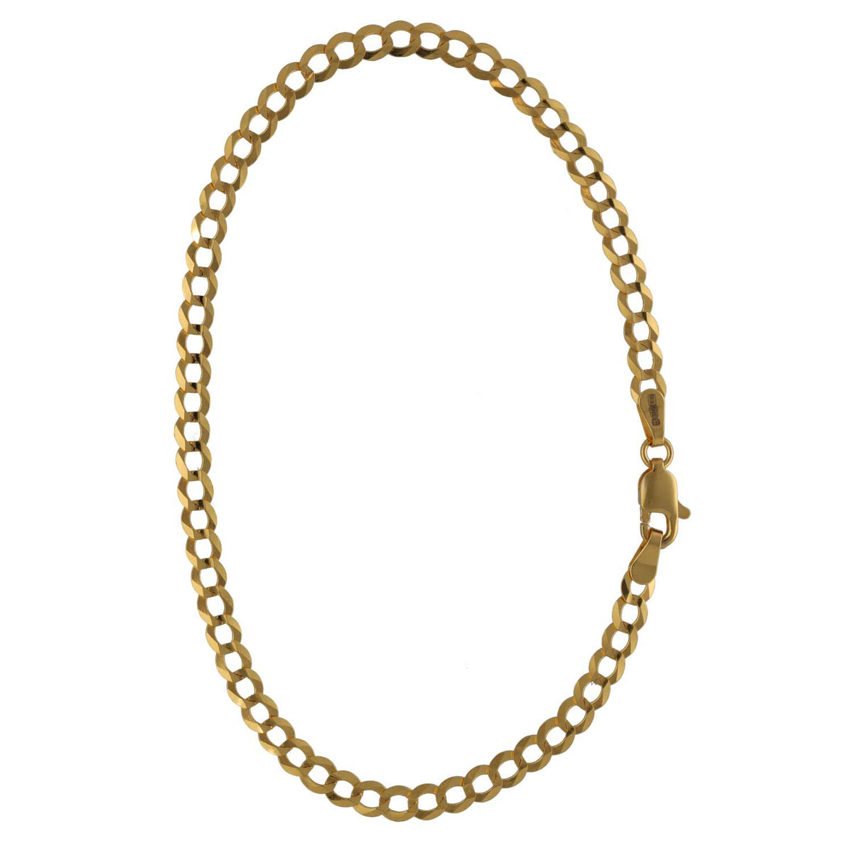 New 22ct Gold Curb Bracelet