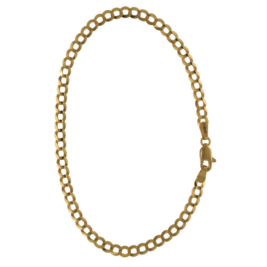 New 22ct Gold Curb Bracelet