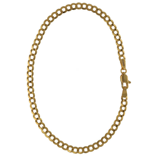 New 22ct Gold Curb Bracelet