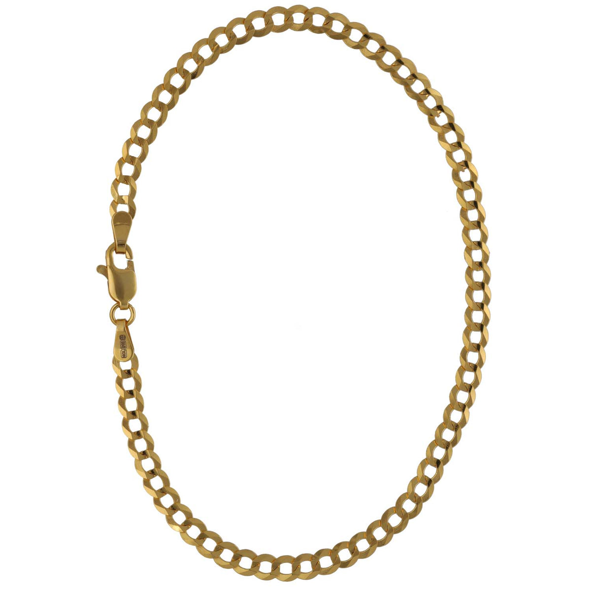 New 22ct Gold Curb Bracelet