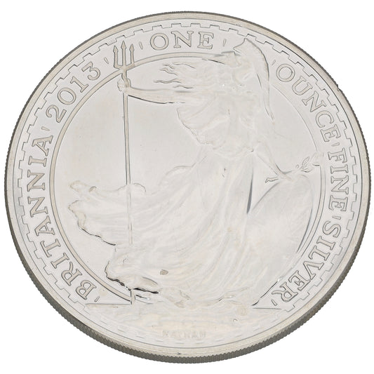Fine Silver Queen Elizabeth II 1 OZ Britannia Coin 2013