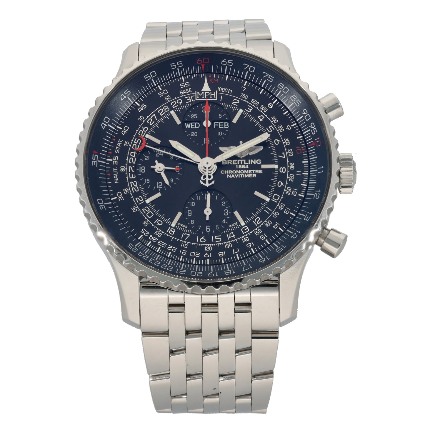 Breitling Navitimer A21350 46mm Stainless Steel Watch