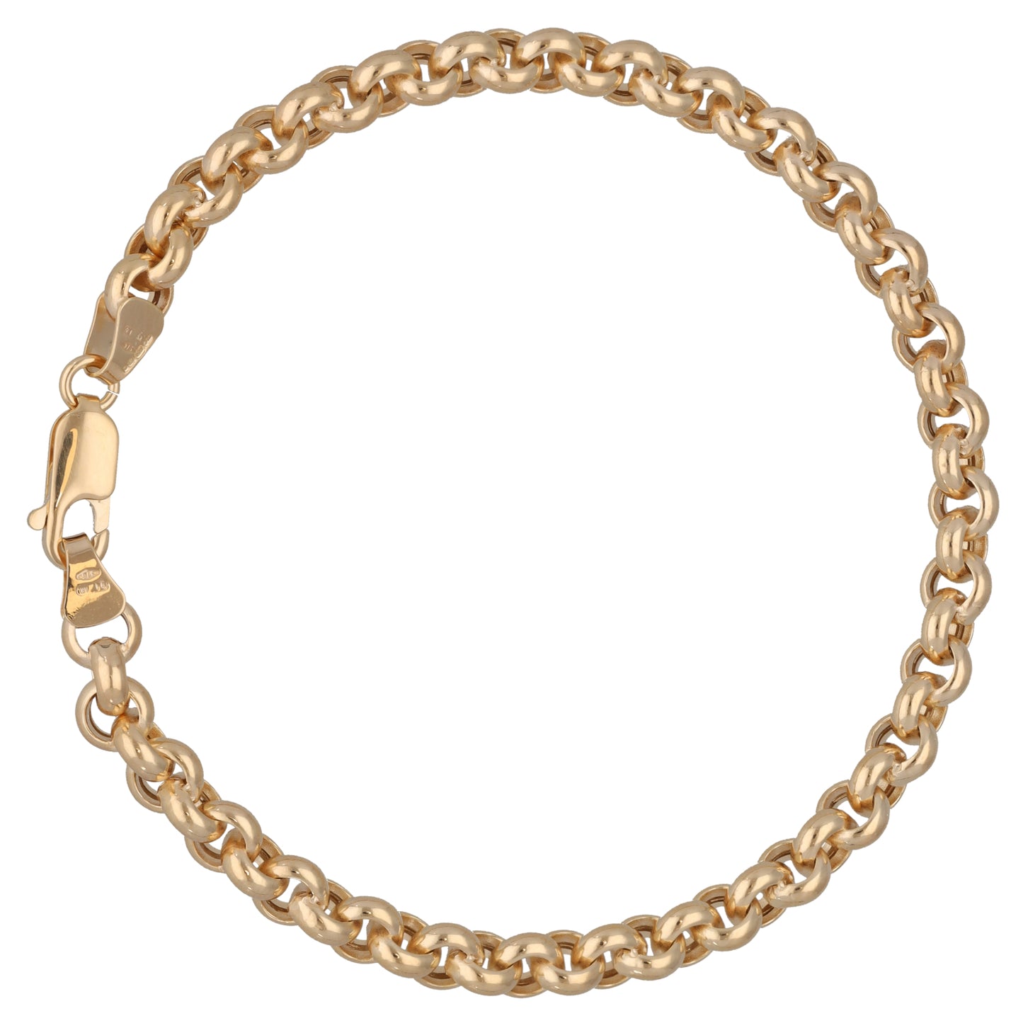 New 9ct Gold Belcher Bracelet