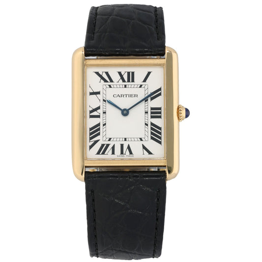 Cartier Tank Solo W1018855 27mm Gold Watch