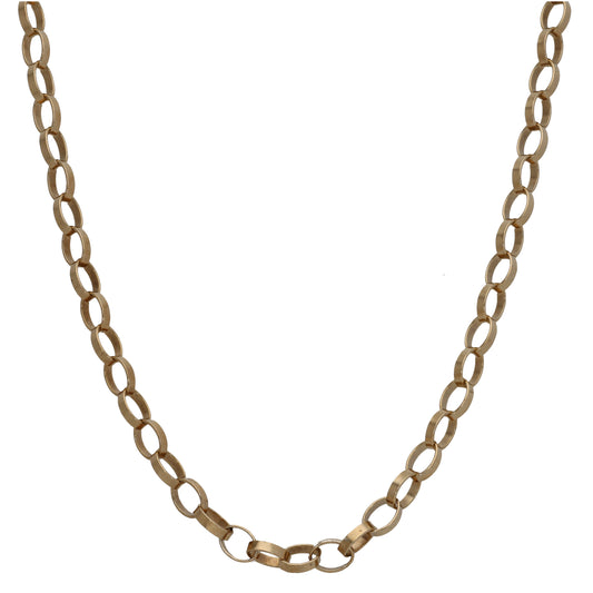 9ct Gold Belcher Chain 20"