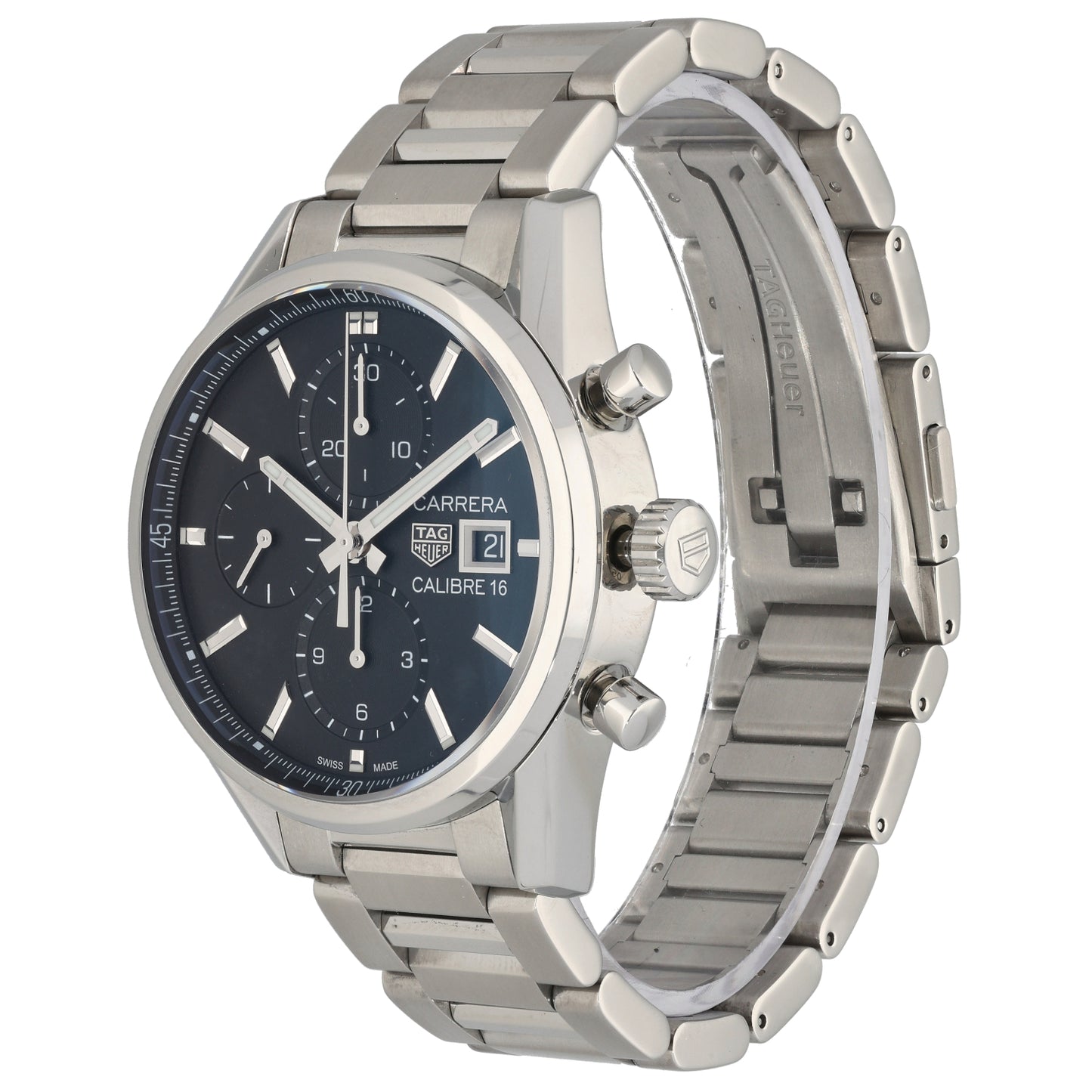 Tag Heuer Carrera CBK2110 41mm Stainless Steel Watch