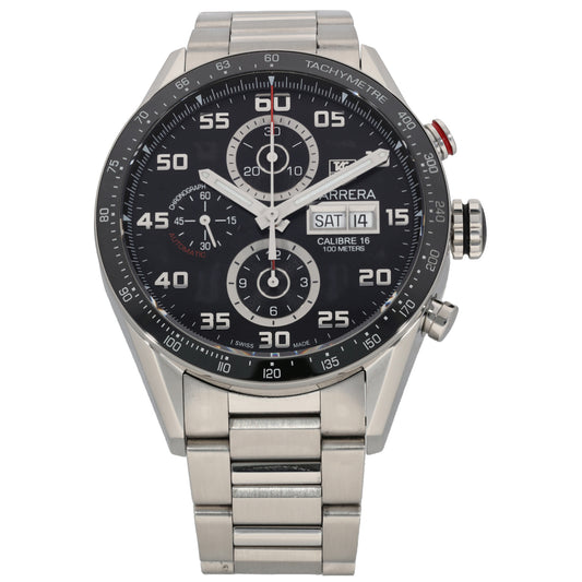 Tag Heuer Carrera CV2A1R 43mm Stainless Steel Watch